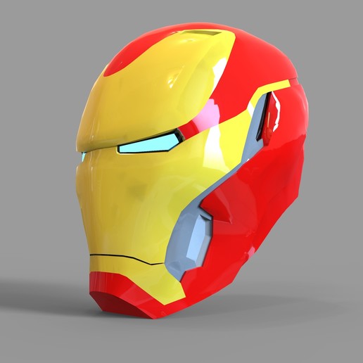 Download STL file Iron Man Mark 50 Helmet Wearable • 3D printable